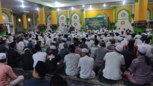 MPW PP menggelar Malam Nuzulul Qur'an di Pondok Pesantren Nabil Husein, Sabtu (8/4/2023)