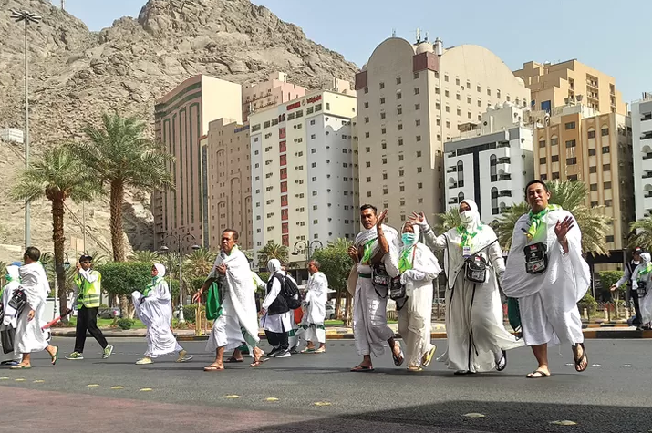 Jamaah Haji Tiba di Madinah