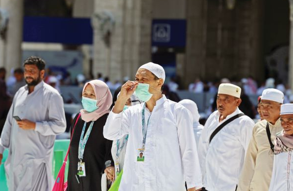 Ilustrasi Jamaah Haji Waspada Batuk dan Flu