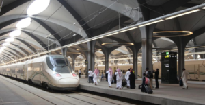 Ilustrasi Kereta Api Haramain Tercepat