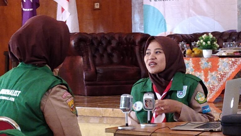 Peserta Pelatihan Jurnalistik di Kwarcab Kab Tasikmalaya