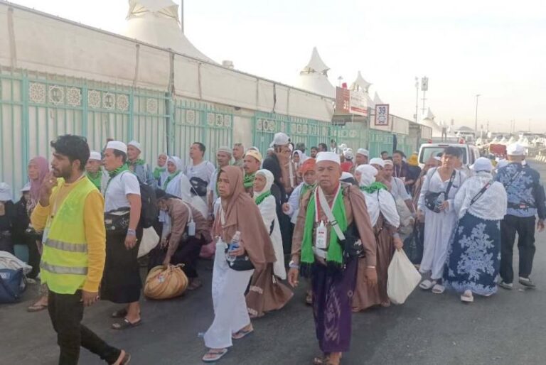 Jamaa Haji Indonesia yang Mengambil Nafar Awal
