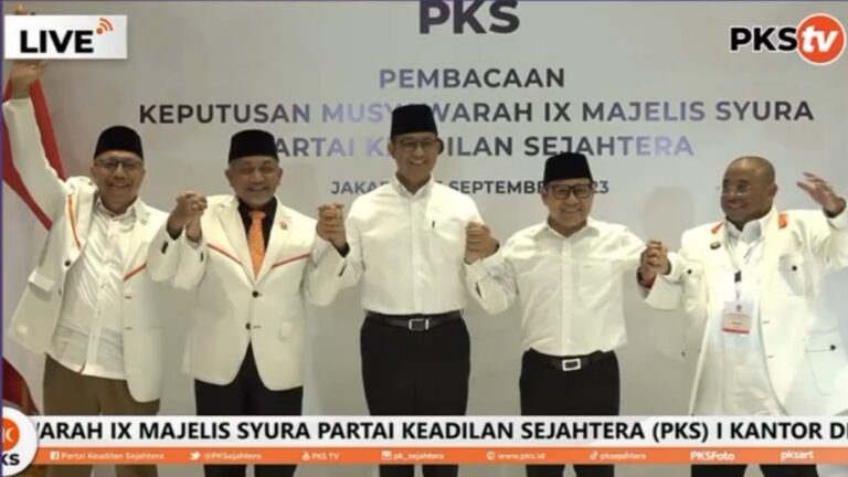 PKS resmi dukung pasangan Anies Baswedan -Muhaimin Iskandar pada Pilpres 2024