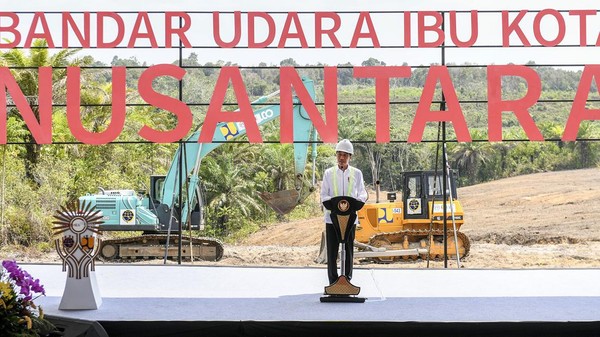 Ground breaking bandara IKN