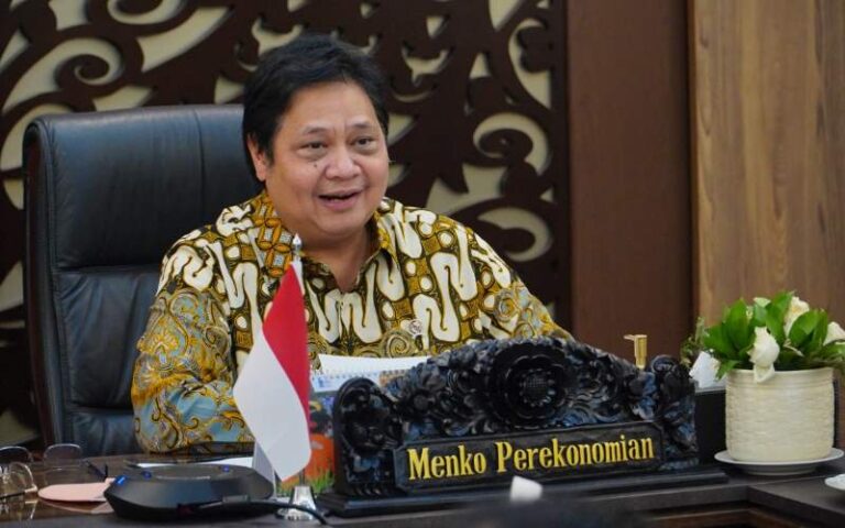 Menteri Koordinator Bidang Perekonomian Republik Indonesia (Menko Perekonomian RI) Airlangga Hartarto