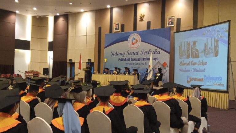 Sidang Senat Terbuka Politeknik Triguna Tasikmalaya, (22/2/2024).
