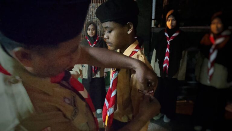 Pelantikan Anggota Pramuka Penggalang Ramu