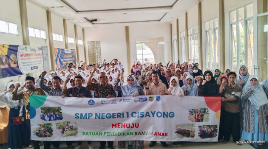 Deklarasi Sekolah Ramah Anak di SMPN 1 Cisayong, Tasikmaya