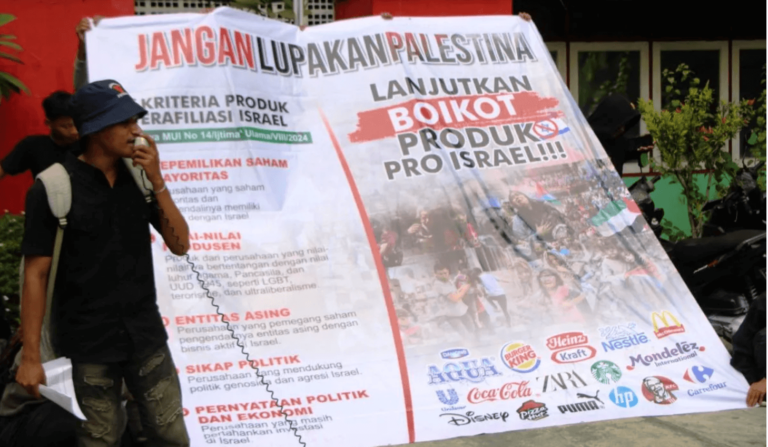 Boikot produk Israel di Indonesia