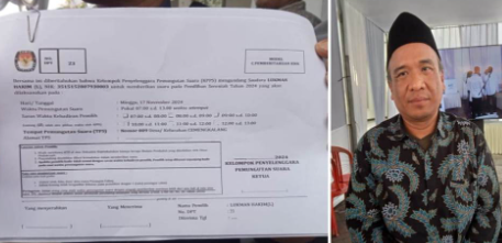 Sesuai PKPU 17/2024, formulir C-undangan dapat dikirim ke pemilih via WhatsApp. - Haidar Munjid, Divisi Teknis KPU Sidoarjo.