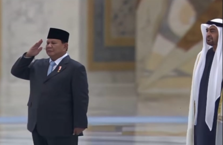 Prabowo Subianto berkunjung ke UEA