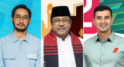 Artis yang unggul dalam quick count Pilkada 2024, Rano Karno, Jeje Govinda, dan Ali Syakieb