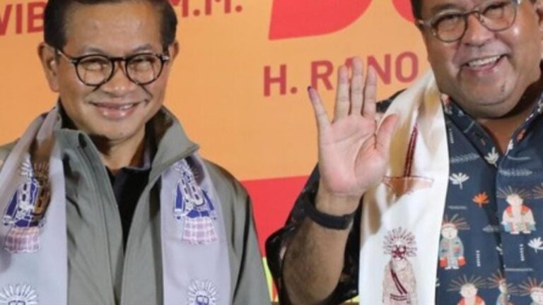Pasangan Cagub dan Cawagub nomor urut 3 Pramono Anung-Rano Karno untuk Pilkada Jakarta 2024 (.cnbci)