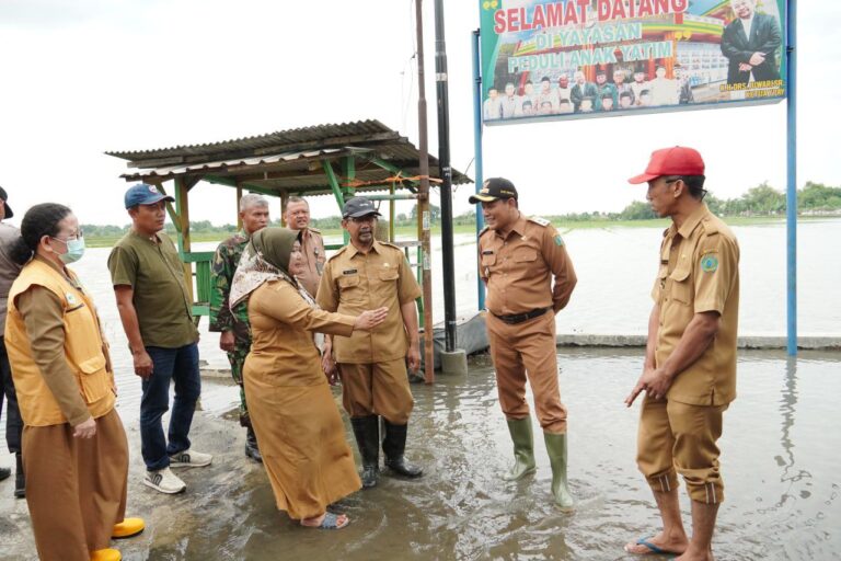 Plt Bupati lakukan Sidak ke beberapa daerah  yang tergenang banjir