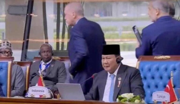 Erdogan walk out saat Prabowo pidato