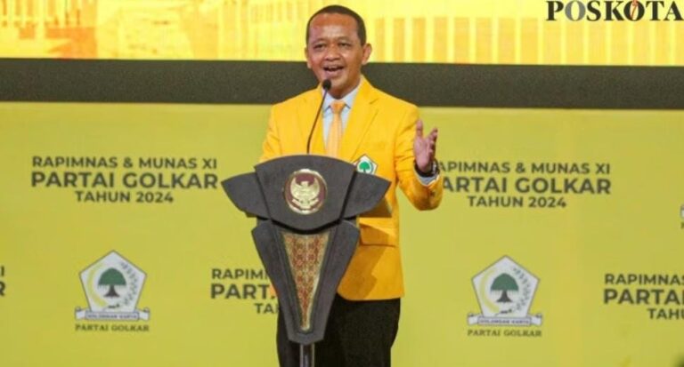 Bahlil Targetkan Golkar Raih 102 Kursi di Pemilu 2029