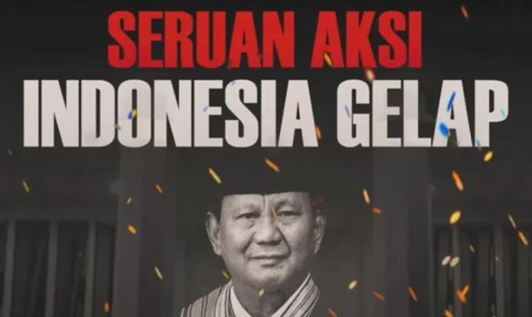 Aksi 'Indonesia Gelap' menggema di Jakarta