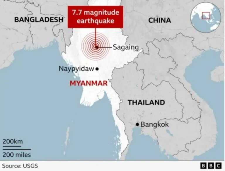 Gempa Besar Myanmar 28 Maret 2025 Dampak Thailand