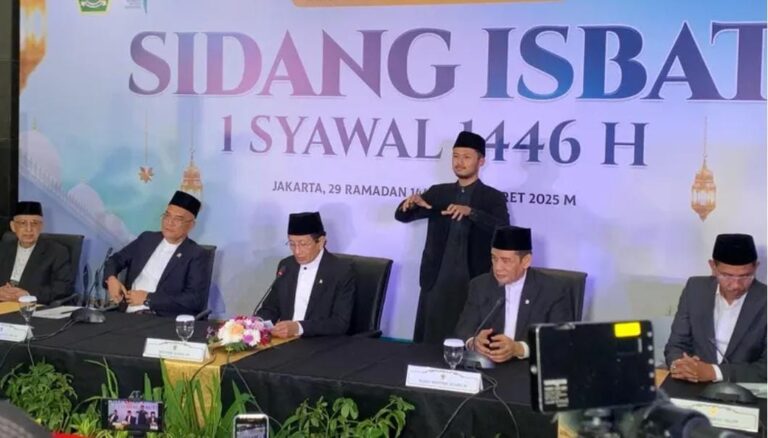 Kementerian Agama (Kemenag) melakukan sidang isbat (.deh)