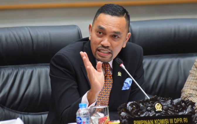 Wakil Ketua Komisi III DPR RI Ahmad Sahroni.