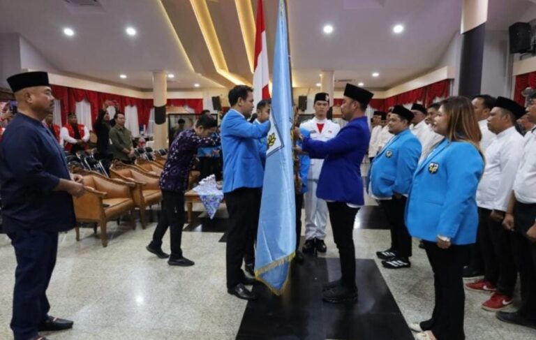 Saat Pelantikan Dewan Pengurus Daerah (DPD) Komite Nasional Pemuda Indonesia (KNPI) Kukar periode 2024–2027 di Pendopo Bupati Kukar