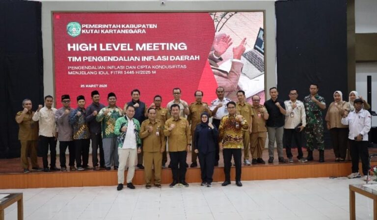 Pemkab Kukar gelar Rakor High Level Meeting untuk pengendalian inflasi dan stabilkan harga pangan jelang Idul Fitri 2025
