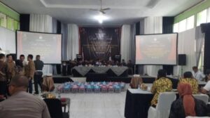 Rapat pleno rekapitulasi PSU Tasikmalaya di Gedung Dakwah Singaparna