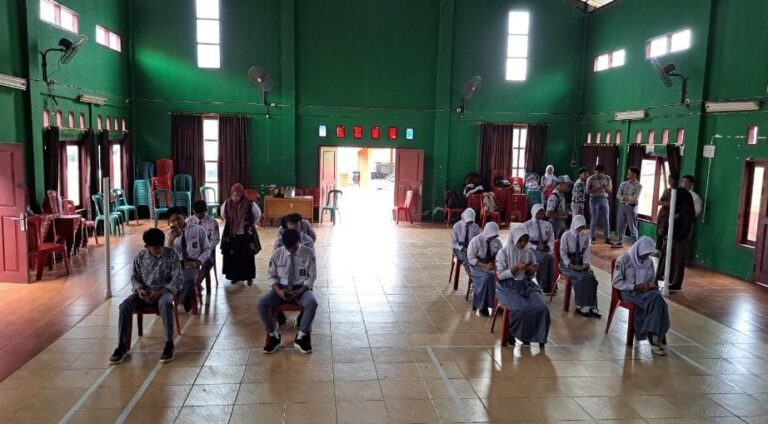 seleksi calon Paskibraka Kecamatan Marangkayu Kukar