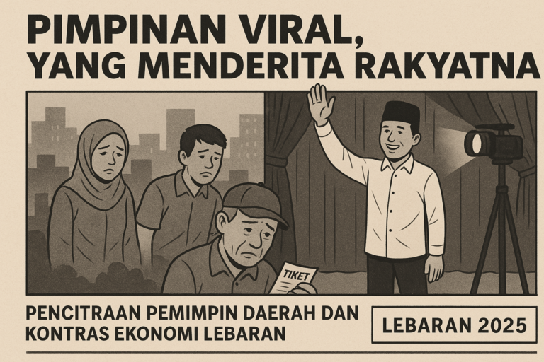 Pencitraan Pemimpin Daerah dan Kontras Ekonomi Lebaran