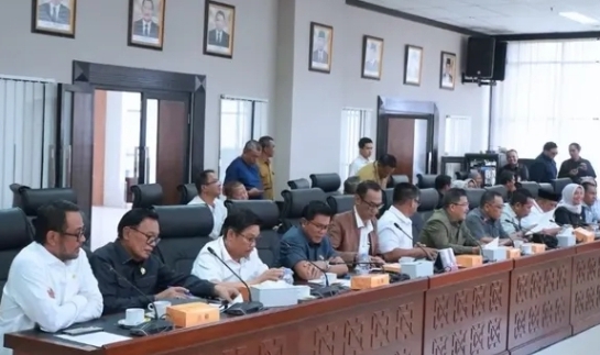 rapat dengar pendapat gabungan pada Senin (5/5/2025)