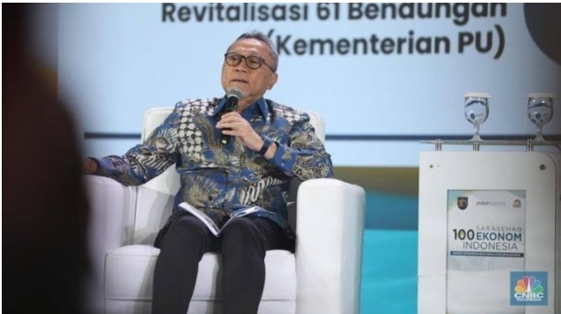Menteri Koordinator Bidang Perekonomian dan Pangan Zulkifli Hasan