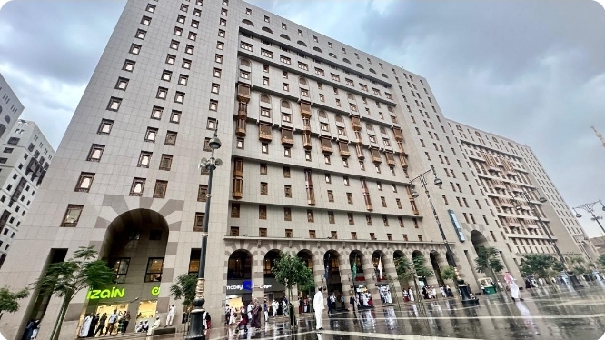 Hotel bintang lima di Madinah yang ditempati jemaah