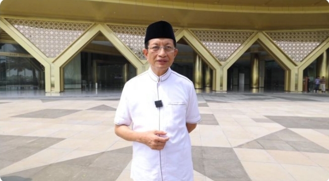 persiapan salat Idul Adha di masjid PIK Jakarta