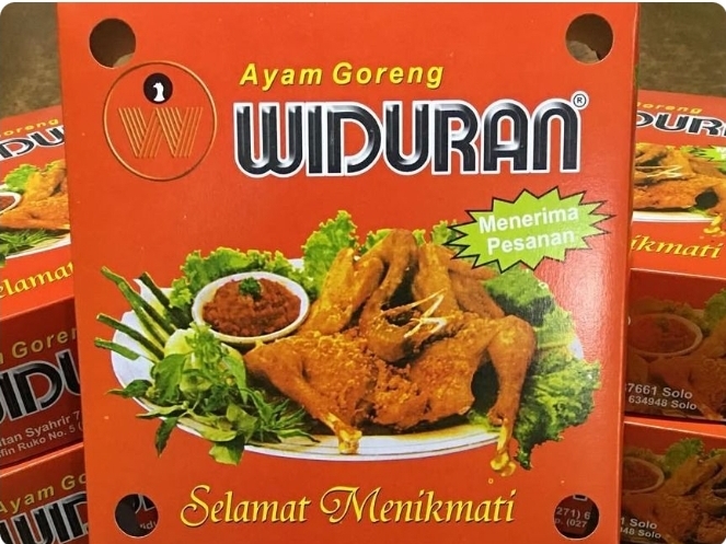 Warung makan Ayam Goreng Widuran di Kota Solo
