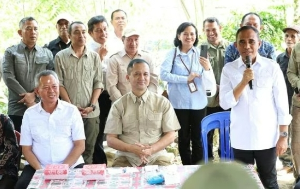 Menteri Transmigrasi RI Iftitah Sulaiman melakukan kunjungan kerja ke kawasan transmigrasi Palolo di Kabupaten Sigi, Sulawesi Tengah