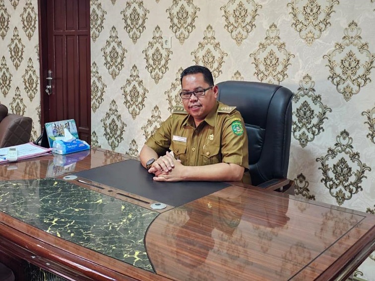 Kantor Kecamatan Kota Bangun Darat Rampung 95 Persen