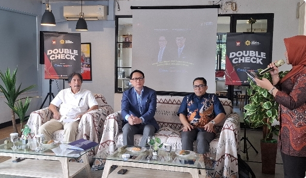 Tenaga Ahli Utama Kantor Komunikasi Kepresidenan (PCO), Philips J Vermonte dalam acara diskusi 'Buah Muhibbah Presiden Prabowo dari Dunia Internasioal',