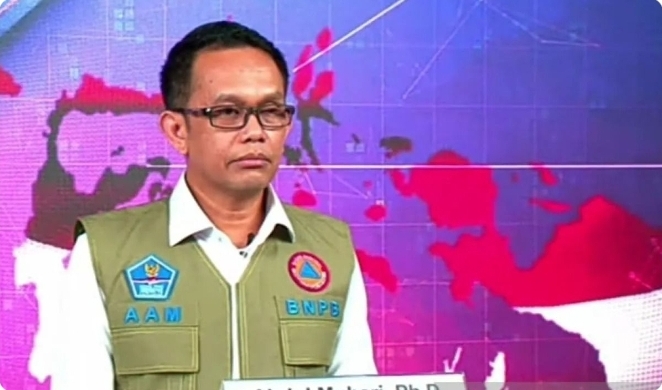 Kepala Pusat Data, Informasi dan Komunikasi Kebencanaan BNPB Abdul Muhari