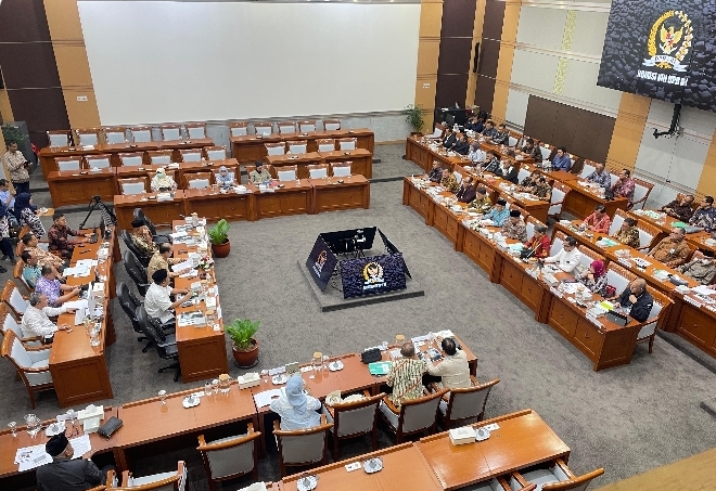 Rapat evaluasi penyelenggaraan haji 2024 bersama Komisi VIII DPR RI dan pihak terkait