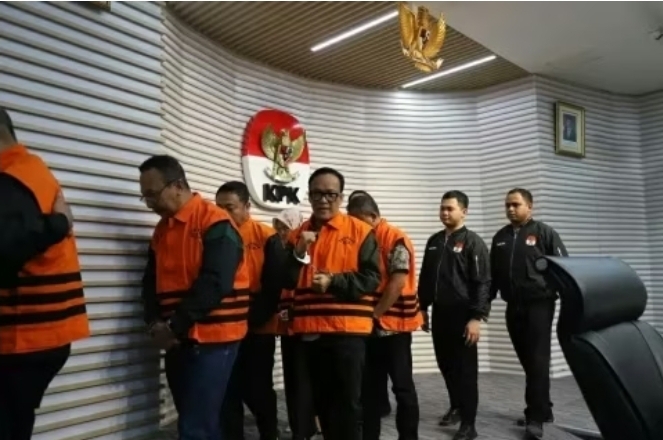 Immanuel Ebenezer alias Noel dan 10 orang lainnya sebagai tersangka kasus dugaan pemerasan pengurusan sertifikasi K3