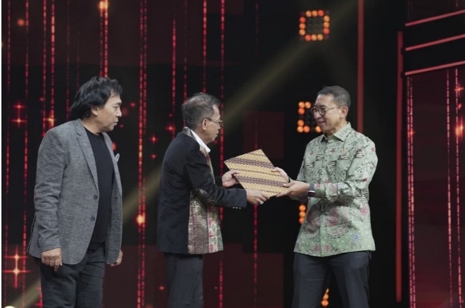 Menteri Kebudayaan Fadli Zon saat menghadiri Anugerah Komedi Indonesia