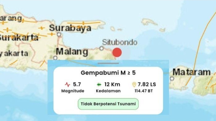 Peta gempa
