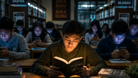 Ketika Notifikasi Mengalahkan Literasi Gadget dan Buku
