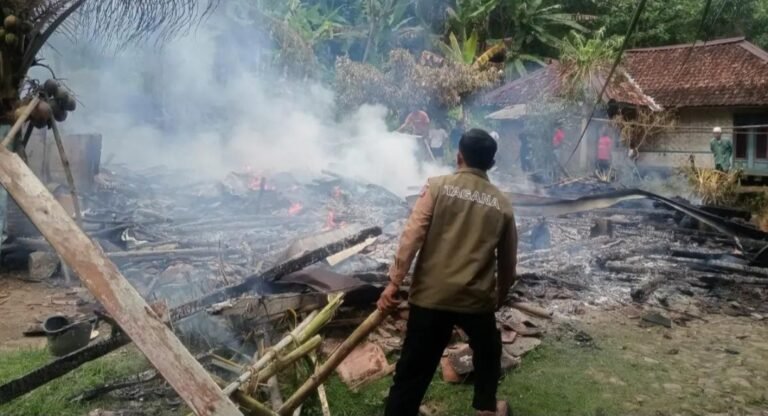 Kebakaran Landa Kasepuhan Cipta Mulya Sukabumi Kebakaran di Sukabumi