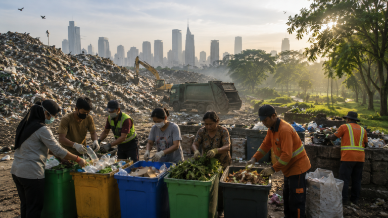 Jakarta Darurat Sampah, Pencegahan Jadi Kunci Warga Jakarta mulai pilah sampah bersama