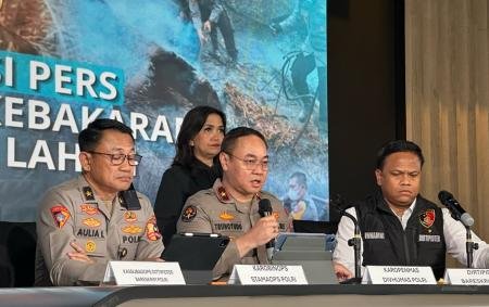 Polri Tetapkan 72 Tersangka Karhutla di 9 Polda Polri Tetapkan 72 Tersangka Karhutla di 9 Polda
