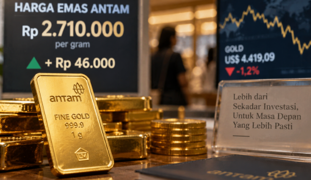 Emas Antam naik, harga tembus tertinggi
