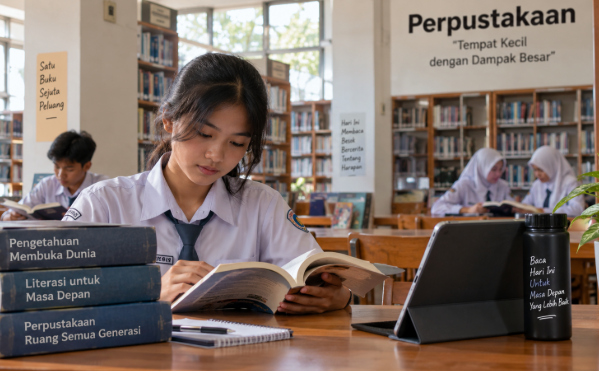 Hari Kunjung Perpustakaan, Masihkah Siswa Gemar Membaca? Perpustakaan